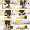Easy Kitchen Tool Stainless Steel Pineapple Peeler Corer Slicer Cutter