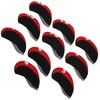 10Pcs/set Leather Golf Club Iron Head Covers Golf Putter Club