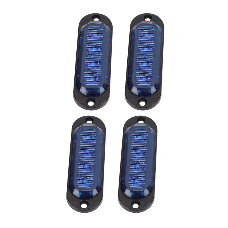 4Pcs Truck Side Lights High Brightness 3000K IP65 Waterproof 4