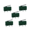 5Pcs Green KW4-3Z-3 SPDT 5A 250V Micro Limit Switch Lever