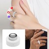 Smart Fitness Tracker Ring IP68 Waterproof Bluetooth Pedometer Smart Ring