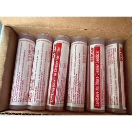 ECOLAB Sani Save No Rinse Cleaner Sanitizer 1110213 0.32oz Each Lot of 12