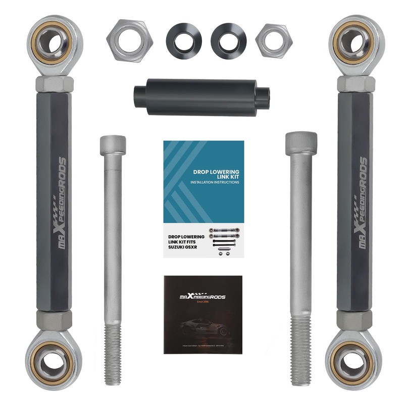 maXpeedingrods 0-4” Adjustable Lowering Links for Suzuki GSXR 600/750 2006-2010,