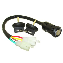 DJ-Motor 5 Wires 2 Plugs 3 Positions Off On Light Key Switch for Zongshen 190cc Motor Pit Dirt Bike