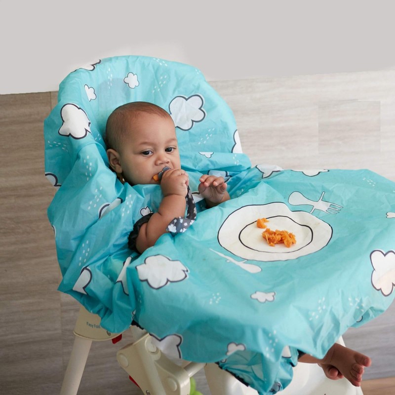 grabease Allover Waterproof Bib for Self-Feeding Infants and Toddlers, Machine