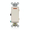 Leviton 20-Amp, 120-Volt, Decora Plus Rocker Lighted Handle, Illuminated Off