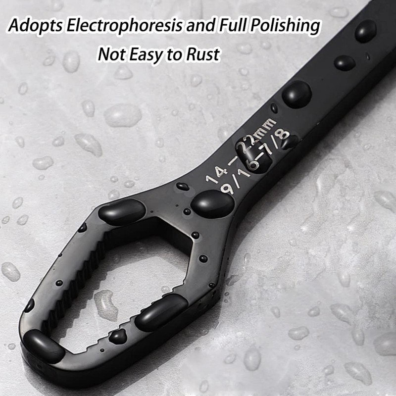 Saipe 4 Pieces Universal Multifunctional Wrenches set Adjustable Double-head Torx