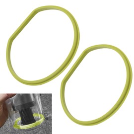 2 Pack Replacement Gasket for Ryo-bi 18v Stick Vacuum Cordless Dust Bin Lid PCL720, PBLSV716, PBLSV717, PBLSV716K, PCL720K & all sub-variations, for Improved Dust Containment, Green