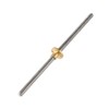 Pomya 8mm Rosca roscada Trapezoidal Acero inoxidable Varilla roscada Tornillo