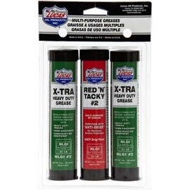 Lucas Oil Products 3-Count Grease Combo Pack Hardware Lubricants Effective Corrosion Protection Excellent Water Resistance