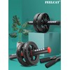 FEELCAT Abdominal Roller, Ab Roller, Slim Trainer, Ab Wheel, Upper