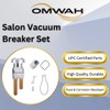 Vacuum Breaker for Shampoo Bowl Salon Sink Use Complete Kit