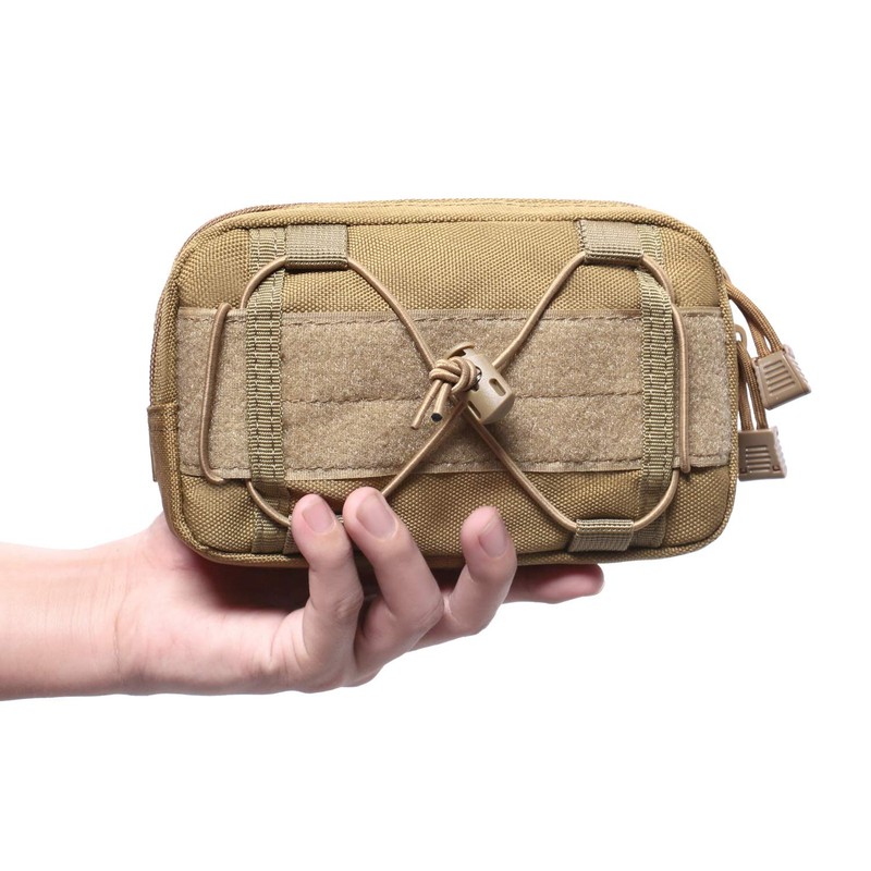 Tactical Molle Horizontal Admin Pouch Compact 1000D Utility EDC Tool