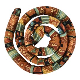 Spiral Lock Hair Band, 63 cm Hair Scrunchie, Spiral Fabric Dreadlock, Bendable Dreadlock Hair Scrunchie, Ponytail Holder for Women and Men, Long Dreads, Thick Curly Hair Holder (Style 1)