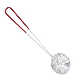 Draining Spoon, Stainless Steel Strainers Strainer Scoop Kitchen Tool Hot Pot Colander, Non-Stick Spoon Kitchen Supplies for Beans