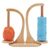 PH PandaHall Wooden Yarn Holder Yarn Ball Holder with 2