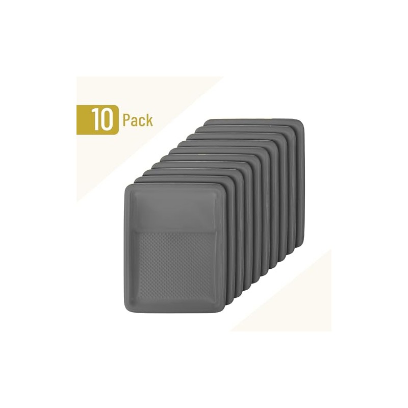 Bates- Paint Tray Liner, 9 Inch, 10 pcs, Grey Paint