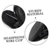 Mipcase 100pcs Headset Holder Clip Earphone Holder Sports Lapel Clip