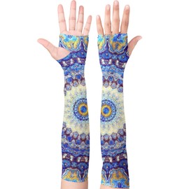 YPHCDO Gardening Sleeves Farm Sun Protection Arm Cooling Sleeves Anti-Scratch Garden Sleeves for Women Men with Thumb Hole