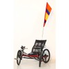 SoundWinds Fanion Recumbent Bike Flag - Orange