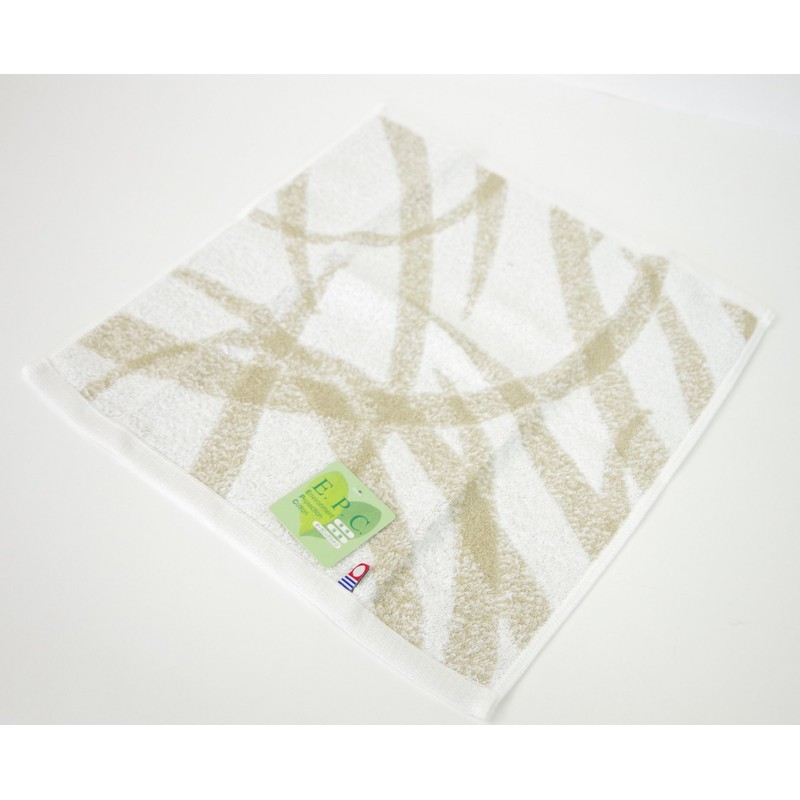 丸山タオル(Maruyama Towel) 今治タオル ハンドタオル オーガニック コットン リボン グリーン 約34×36cm