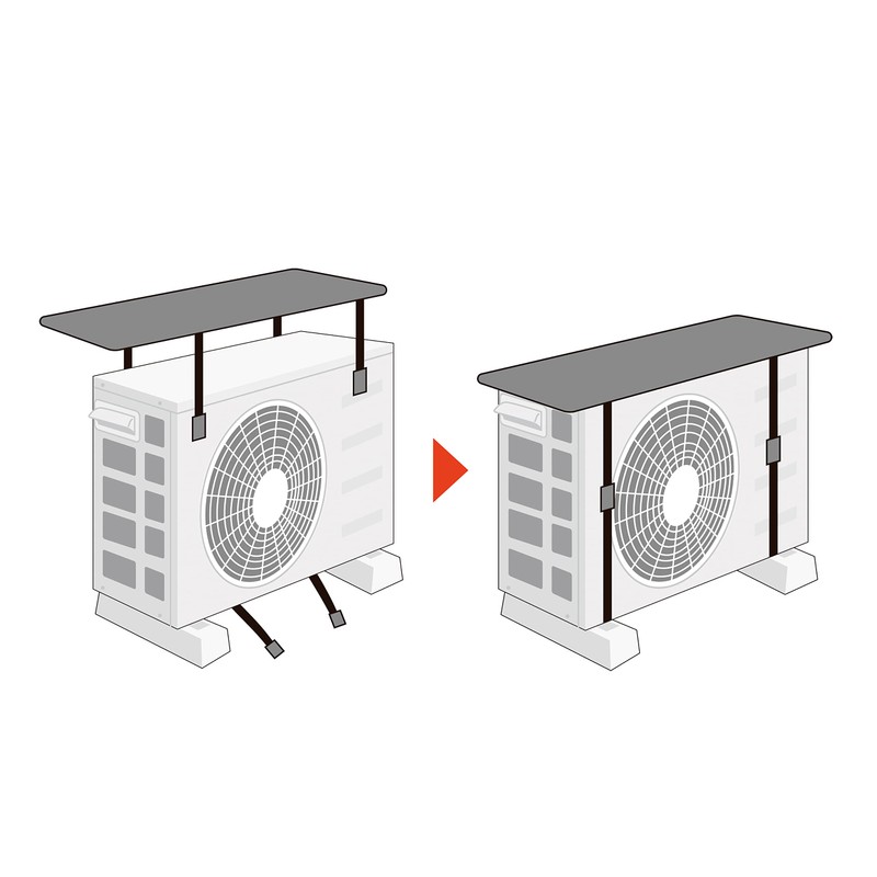 Outdoor Unit Cover Air Panel