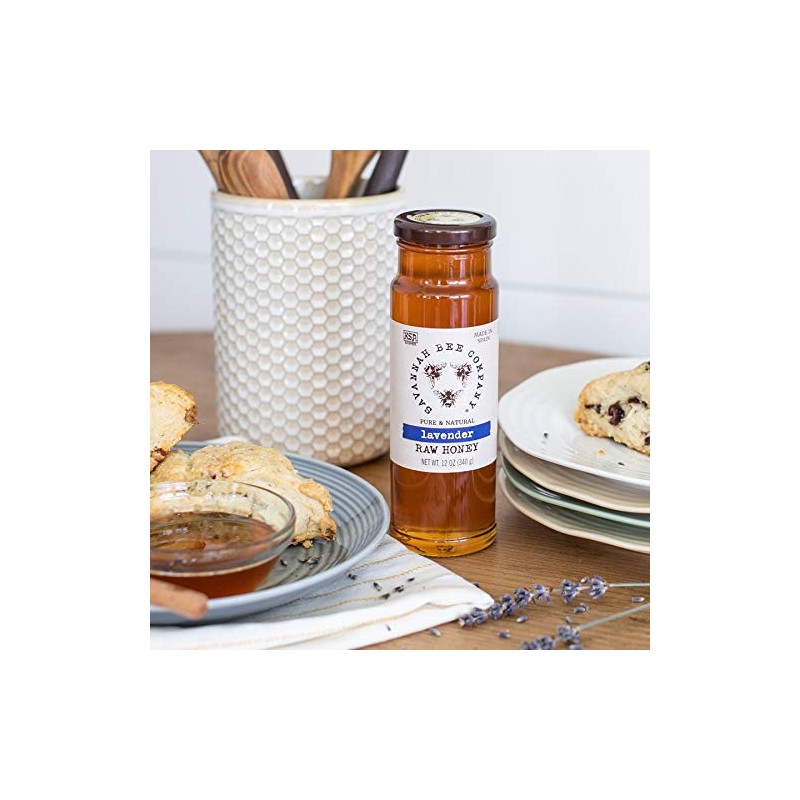 LAVENDER HONEY - 12 Ounce Tower by Savannah Bee Company