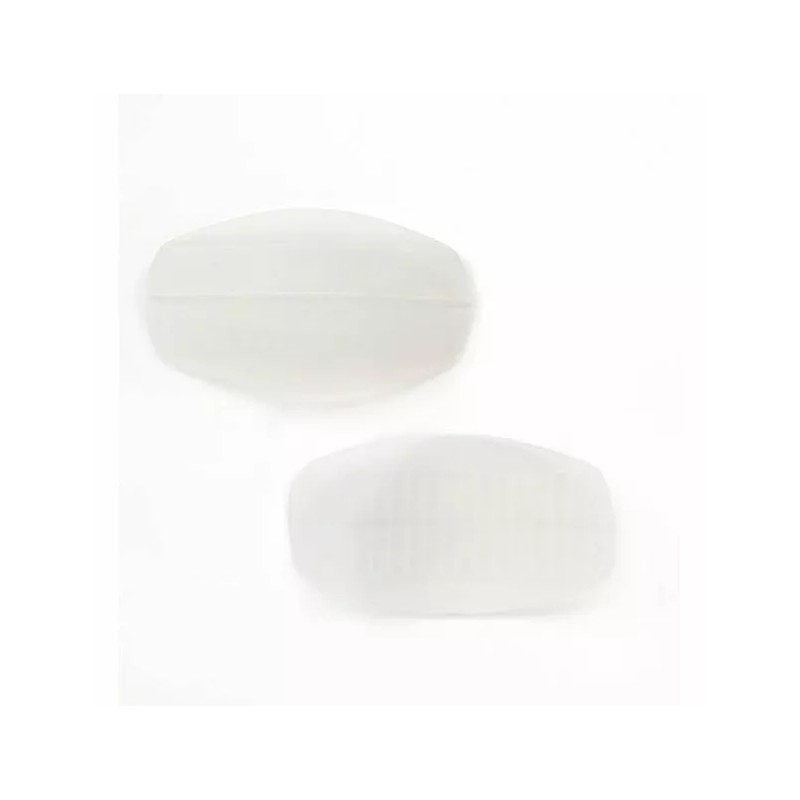 Braza - Silicone Bra Strap Comfort Pads, Clear, One Size