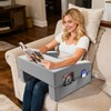 Machine Washable Lap Desk Pillow with Removable Cover Adjustable Angle