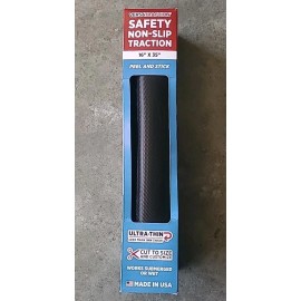 Kahuna Grip Non-Slip Bath & Shower Mat - 16" x 35" BLACK (GSHF1)