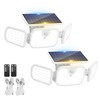 Peasur 2 Pack Clip on Solar Motion Lights Outdoor with