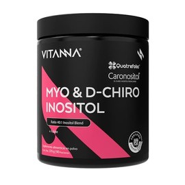 Inositol Polvo Myo Chiro Folato Mthf Caronositol Quatrefolic Apoyo Bienestar Femenino Metabólico Vegano 369 Gramos Porciones