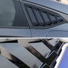 TLIFORT for Accord Glossy Black Window Scoops Louvers for Honda