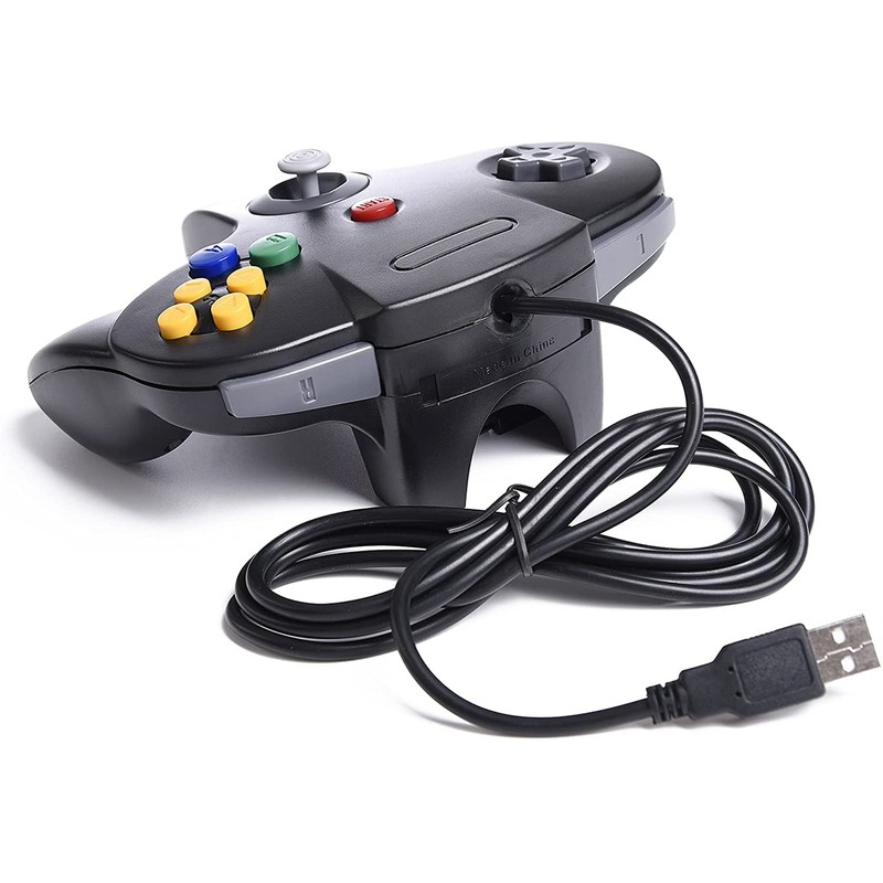 Wired USB N64 Controller, FISUPER Classic Video Game Controller USB