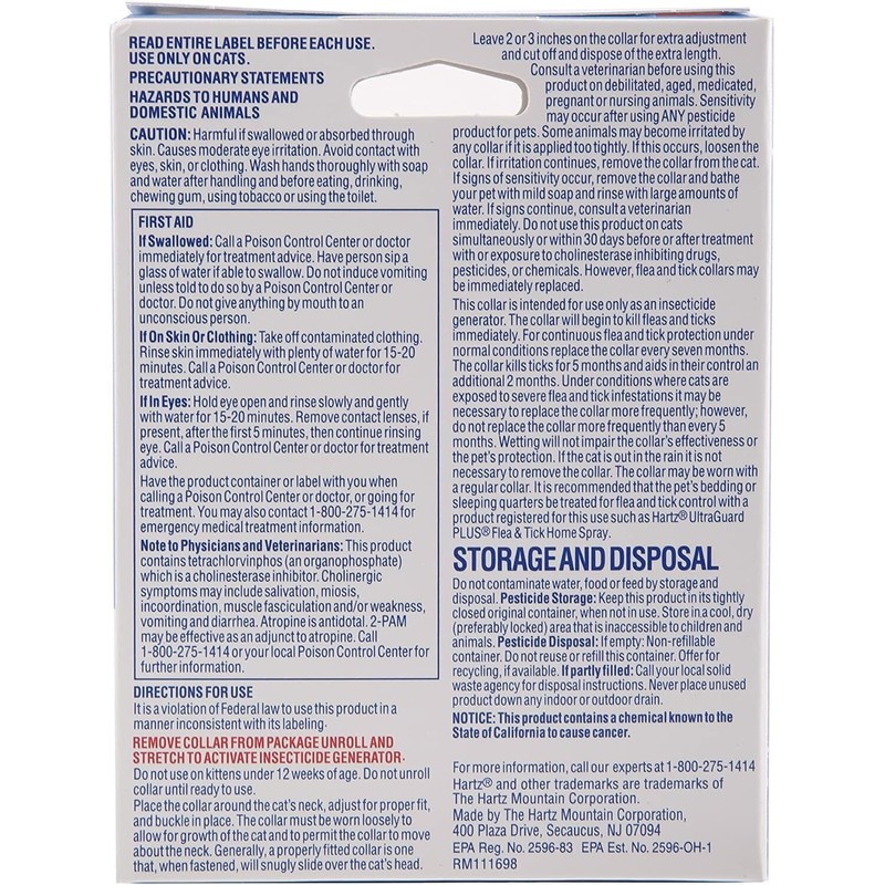 Hartz FREE SHIP Hartz UltraGuard Flea & Tick Collar for