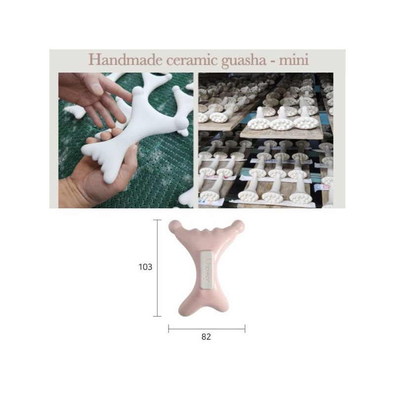 OROSY Ceramic Mini Gua Sha Therapy 1ea, Type:Mini Therapy+Light Set