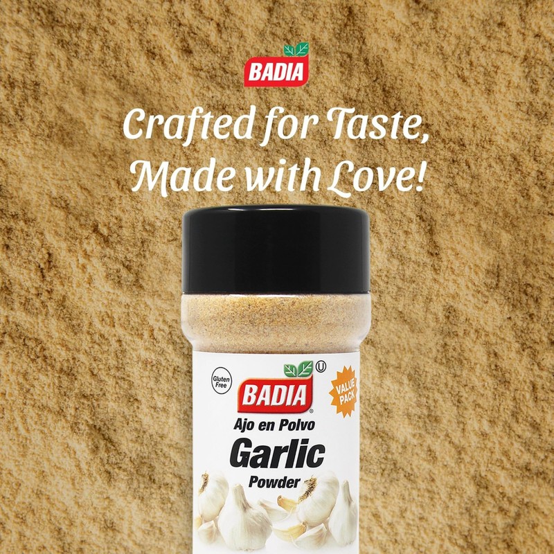 Badia Garlic Powder 8 oz – Pure Ground Garlic for