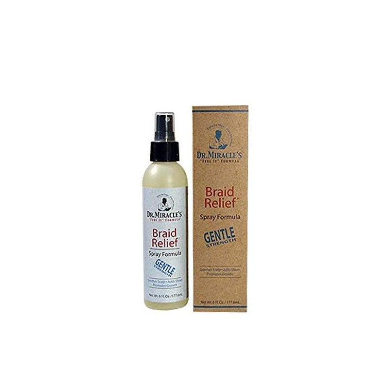 Dr Miracles Braid Relief Spray Formula Gentle 6 Oz