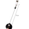 kuou 10 Pack Retractable Badge Holder, Retractable Keyring Lanyard Badge