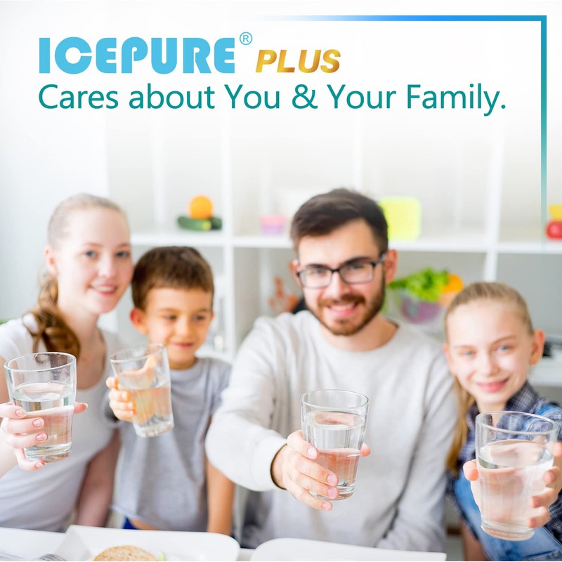 ICEPURE PLUS NSF53 DA97-17376B Replacement for HAF-QIN/EXP, HAF-QIN, DA97-08006C, RF23M8070SG,
