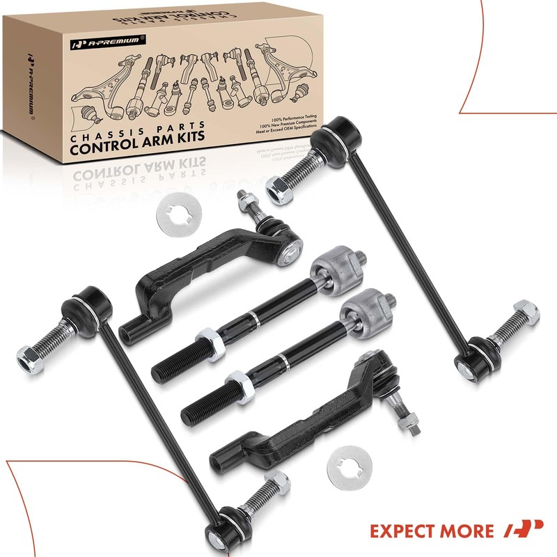 A-Premium Set of 6, Front Sway Bar Link, Inner Outer