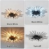 ZGLAOJT Semi Flush Mount 8 Light Ceiling Light Modern Metal