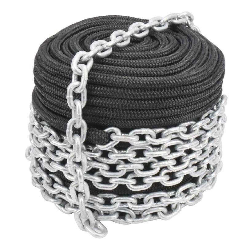 NovelBee 3/8 Inch x 50 Feet Double Braid Nylon Rope