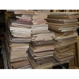 Box Full of Scrap Thin Boards. Shorter Lengths