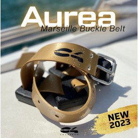 C4 Marseillaise Underwater Leads Belt with Stainless Steel Buckle (Aurea, Gold)