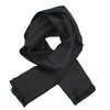 Royal Silk Dashing Black Silk Aviator Scarf Pure 100% Silk