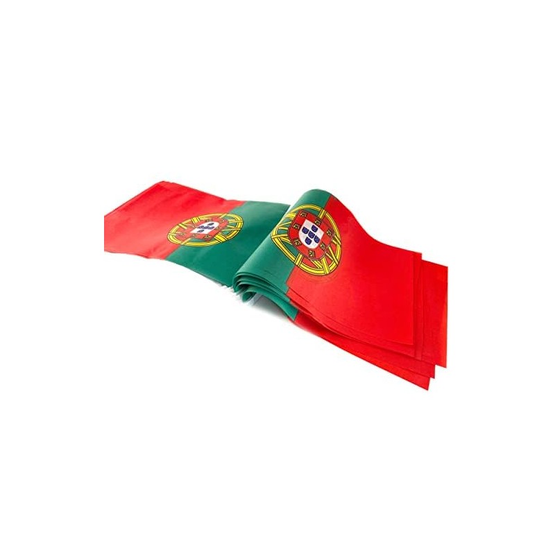 Portugal Portuguese String Banner Flag,16 ft 20 Mini Flags String,