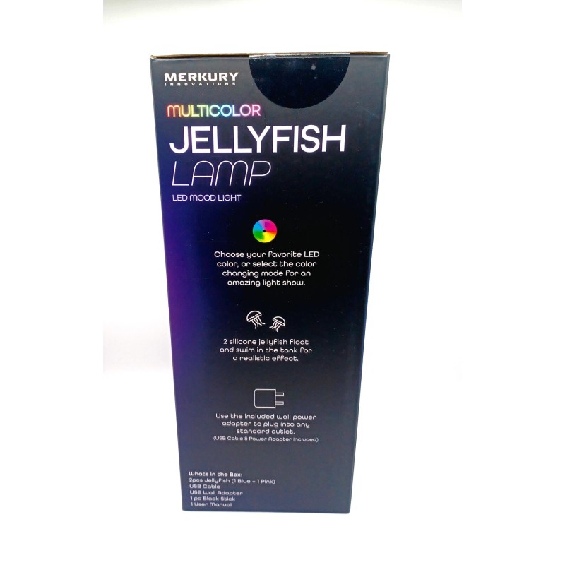 Merkury Innovations Jellyfish Lamp Motion & Multicolor Leds - Easy