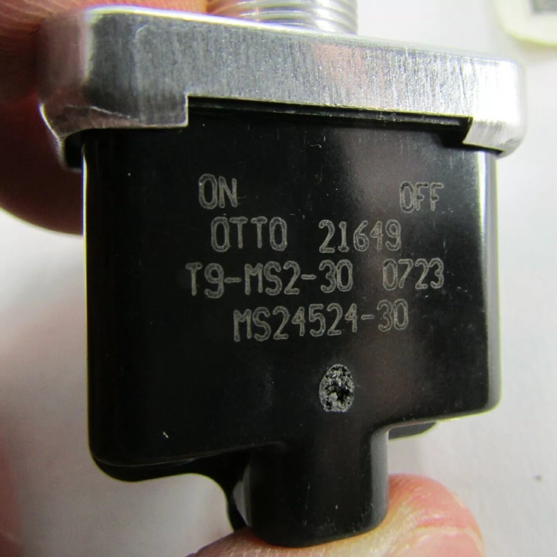 Otto Sealed Military Spec Momentary Toggle Switches 2-Pole 2-Position T9-MS2-30