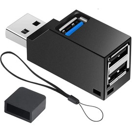 USB Hub,USB 3.0 Splitter,USB 3-Port Extender Multiport USB Adapter,High Speed Plug and Play Bus Powered for MacBook, Mac Pro/Mini,iMac, Surface Pro,XPS,Notebook PC,USB Flash Drives,Mobile HDD
